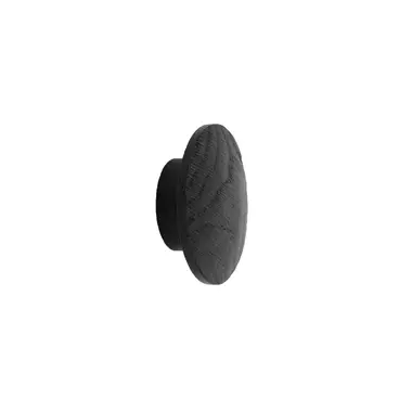 Meubelknop Zwart Essenhout Echo 60mm