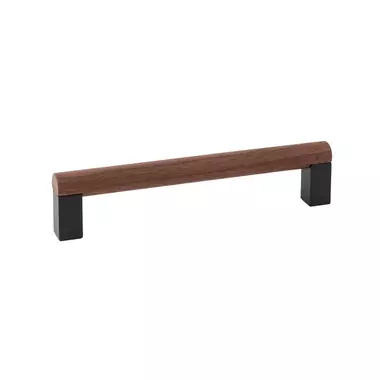 Meubelgreep Walnoot en Antraciet Eto hoh 160mm