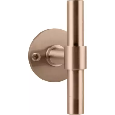 Deurknop PVD licht brons One Piet Boon PBT15V, Vast op rozet