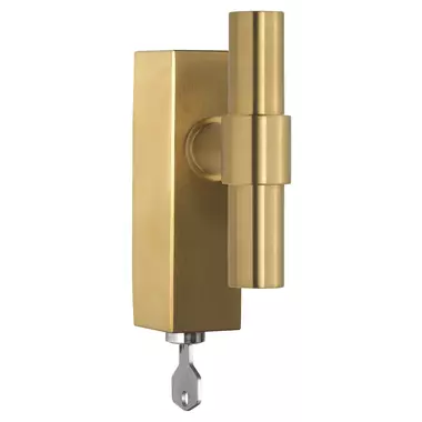 Draaikiep raamkruk Mat goud PVD One Piet Boon PBT20- DKLOCK Afsluitbaar 119mm