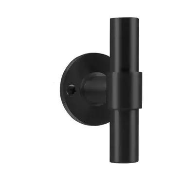 Deurknop Mat zwart PVD One Piet Boon PBT20V, Vast op rozet