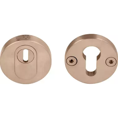 Veiligheidsrozetten set kerntrek PVD licht brons One Piet Boon SKG3, PBVEIL-KT