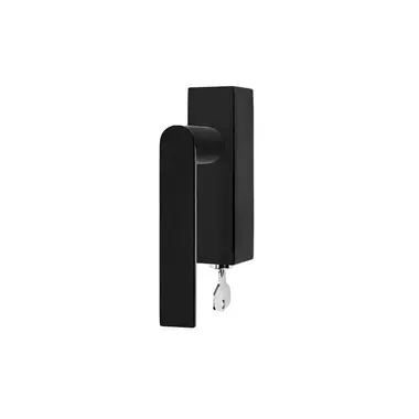 Draaikiep raamkruk links Zwart PVD Arc Piet Boon PBA100-DKLOCK