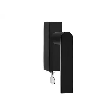 Draaikiep raamkruk rechts Zwart PVD Arc Piet Boon PBA101-DKLOCK
