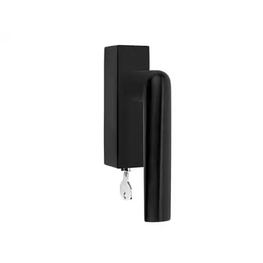 Draaikiep raamkruk Rechts Zwart PVD Inc Piet Boon PBI102-DKLOCK