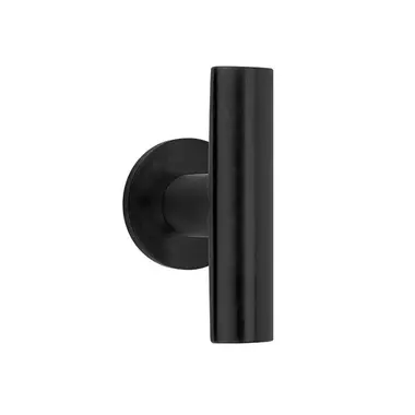 Deurknop vast op rozet Zwart PVD Inc Piet Boon PBI103V/53