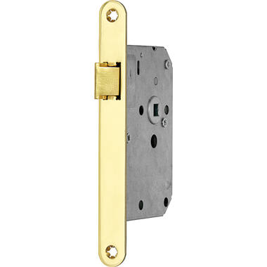 Insteek loopslot Messing gelakt Doornmaat 50mm, 1200 serie