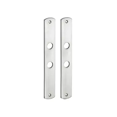 Langschild Dual WC-schild WC63 Mat-Nikkel 235x35mm met 18mm krukhals