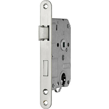 Insteek dag en nachtslot cilinder PC55mm Mat nikkel Doornmaat 50mm 1200 serie