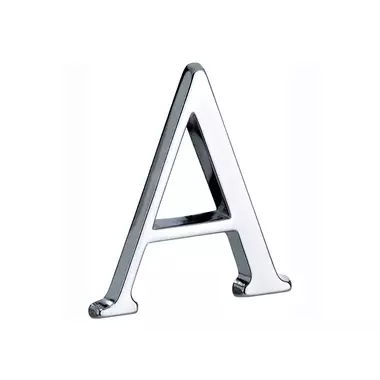 Huisletter Chroom Letter A Roman 50mm
