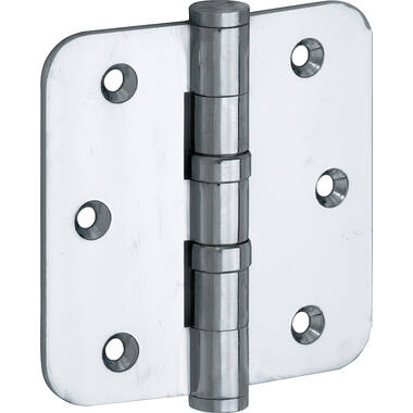 Kogellagerscharnier Chroom Platkop 89x89mm