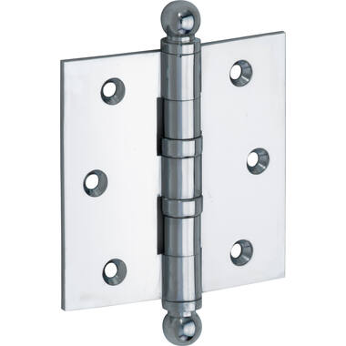 Kogellagerscharnier Chroom Bolkop 76x76mm