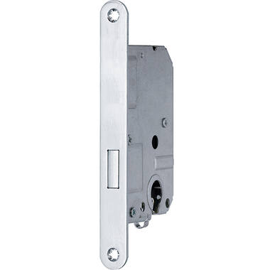 Insteek kastslot cilinder Mat chroom Doornmaat 50mm, 1200 serie