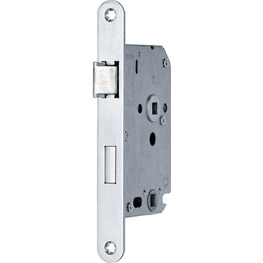 Insteek wc-badkamerslot WC63 Mat chroom Doornmaat 50mm, 1200 serie