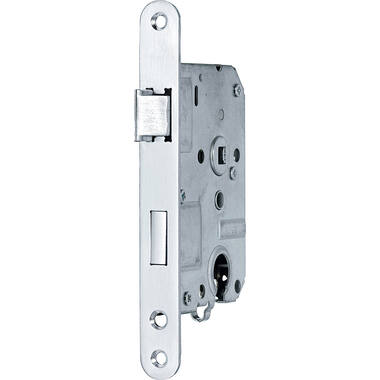 Insteek dag en nachtslot cilinder PC55mm Mat chroom Doornmaat 50mm 1200 serie