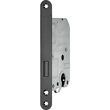 Insteek kastslot cilinder Zwart Doornmaat 50mm, 1200 serie