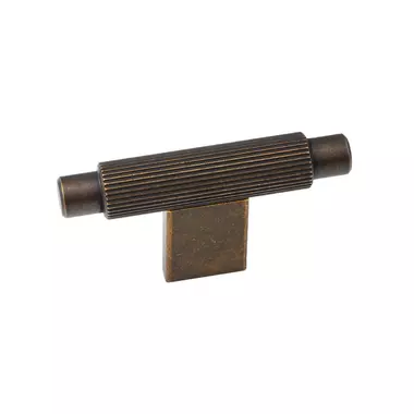 Meubelknop antiek Brons Arpa T-model 70mm