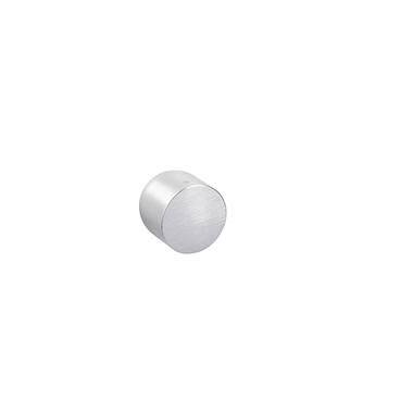 Knopkruk Nuda Lui Mat Chroom met rozet 24mm