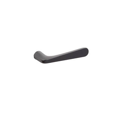 Deurklink Nuda Pepe Mat Zwart met rozet 24mm
