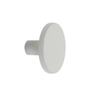 Meubelknop Como rond 41 H-25mm Wit