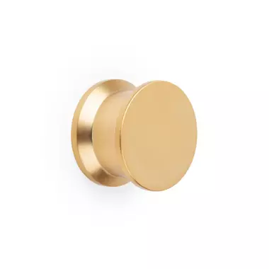 Meubelknop mat messing Oh! rond 40mm