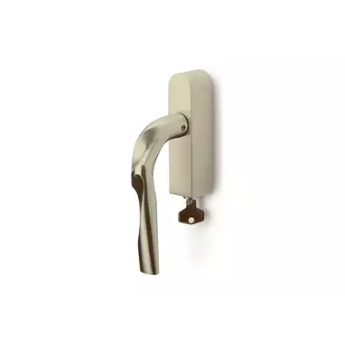 Draaikiep raamkruk Links Champagne PVD Zaha Hadid Eleez ZH100-DKLOCK-O Afsluitbaar