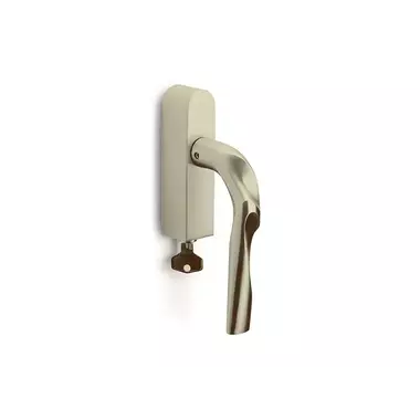Draaikiep raamkruk Rechts Champagne PVD Zaha Hadid Eleez ZH100-DKLOCK-O Afsluitbaar