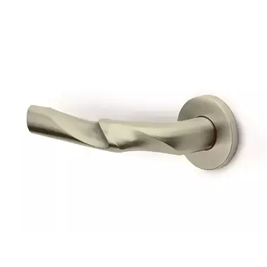 Gatdeel Links Champagne PVD Zaha Hadid Eleez ZH100-G geveerd op rozet