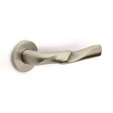 Gatdeel Rechts Champagne PVD Zaha Hadid Eleez ZH100-G geveerd op rozet