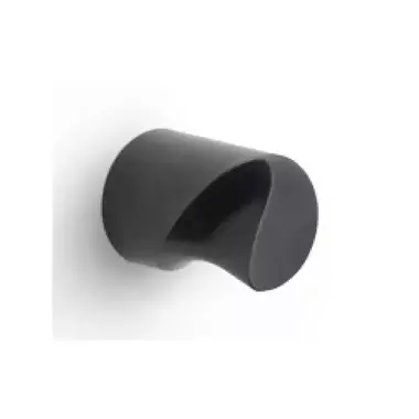 Meubelknop Mat zwart PVD Zaha Hadid Eleez ZH25M