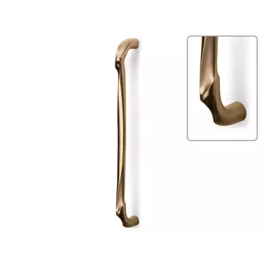 Deurgreep Links Licht brons PVD Zaha Hadid Eleez ZH400-L PS