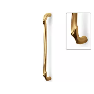 Deurgreep Links Mat goud PVD Zaha Hadid Eleez ZH400-L NP
