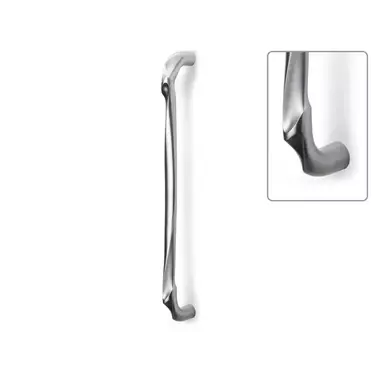 Deurgreep Links Mat RVS Zaha Hadid Eleez ZH400-L PS