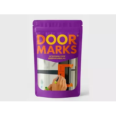 Doormarks aftekenmal voor binnendeurbeslag