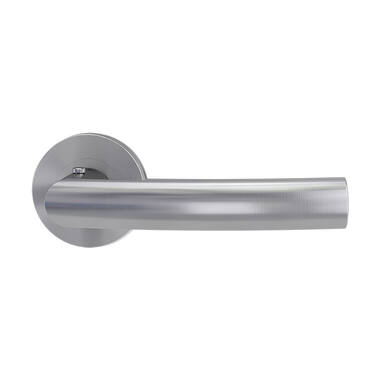 Griffwerk Deurklink Lorita Smart2Lock Rvs Rechts rond schroefrozet