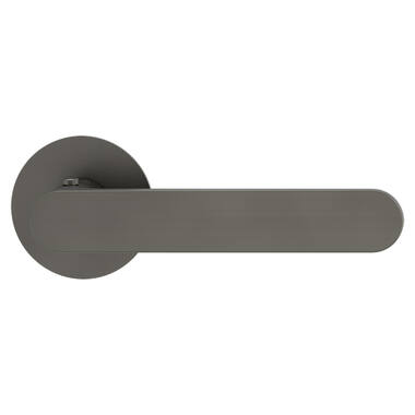 Griffwerk Deurklink Avus Piatta S Smart2Lock Kasjmiergrijs Rechts rond vlak rozet