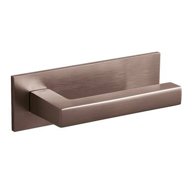 Olivari deurkruk ABC horizontaal schild brons mat PVD