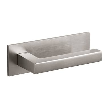 Olivari deurkruk ABC horizontaal schild rvs mat PVD