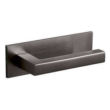 Olivari deurkruk ABC horizontaal schild antractiet mat PVD