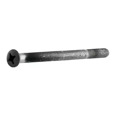 Metaalschroef Zwart Lenskop M6x120mm