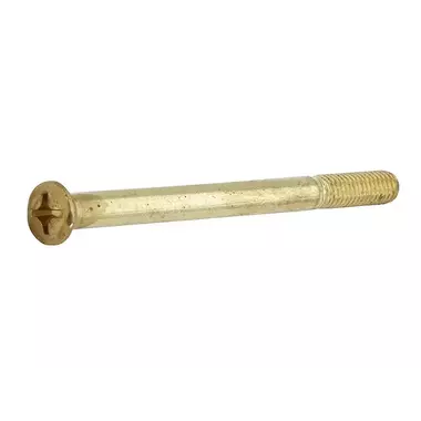 Metaalschroef Messing Lenskop M6x120mm