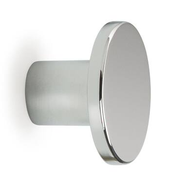 Meubelknop Como rond 26 H-18mm Chroom